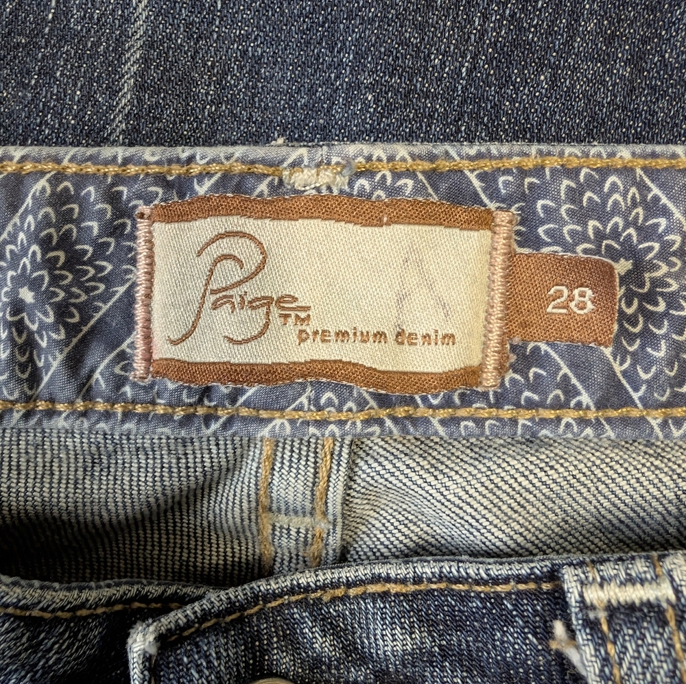 Paige Denim Laurel Canyon Boot Cut Jeans Size 28 - Picture 9 of 10